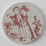 Wiinblad Butterbrett "November", rot Nr. 3013-11