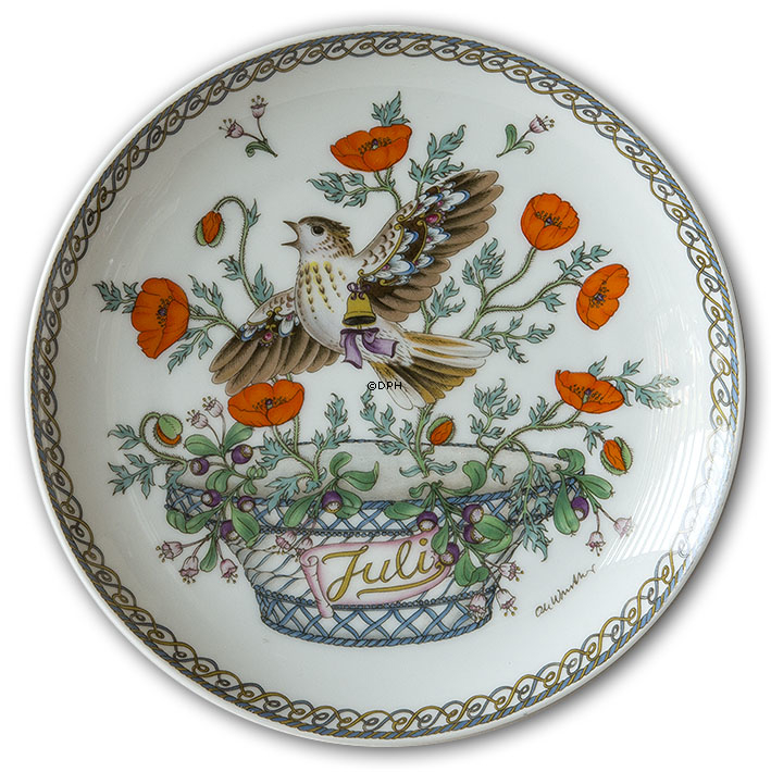 Hutschenreuter Monatsteller "Juli"