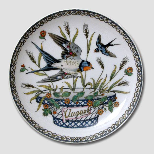 Hutschenreuter Monatsteller "August", 16cm