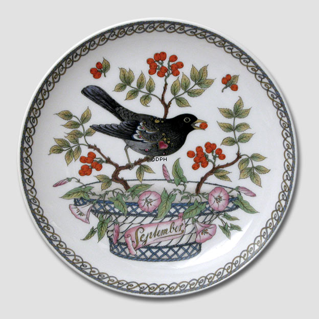 Hutschenreuter Monatsteller "September", 16cm