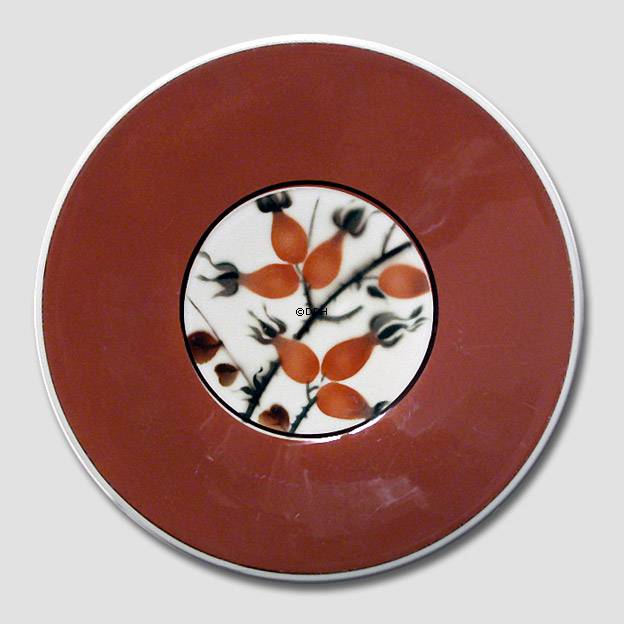 1948 Teller mit Hagebutte, Aluminia