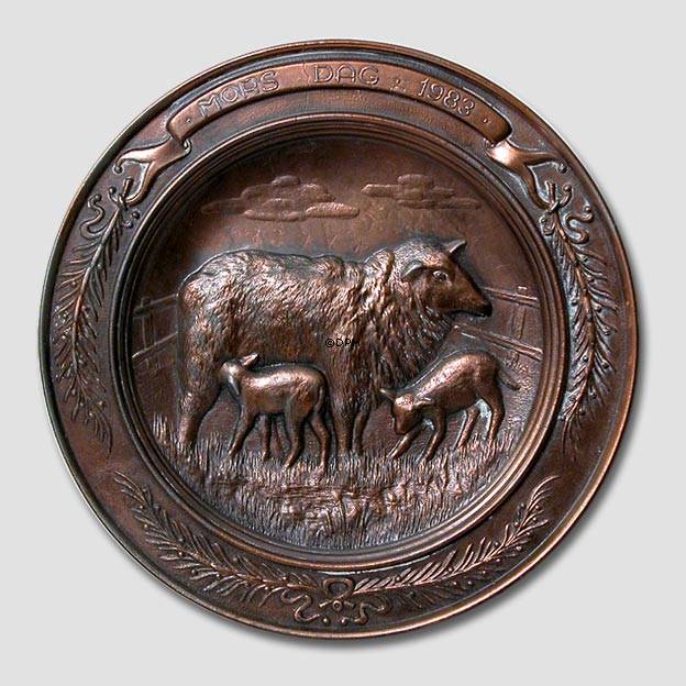 Kupferteller "Muttertag" 1983