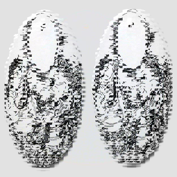 Gedenkteller der Eröffnung von Inspiration Aarhus "Mond"