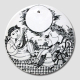 Gedenkteller der Eröffnung von Inspiration Aarhus "Mond"