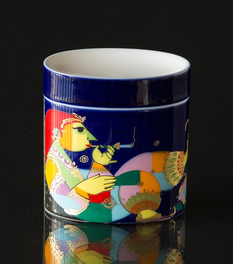 Rosenthal Bj&#xF6;rn Wiinblad Krug mit Deckel