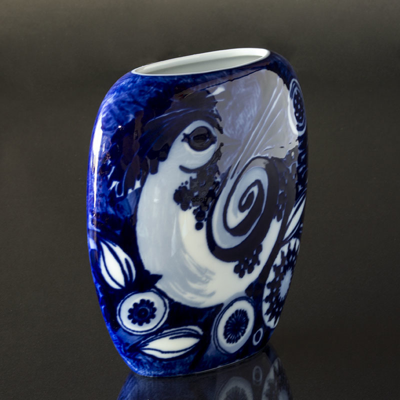 Rosenthal Studio Line Björn Wiinblad Vase mit Vogelmotiv