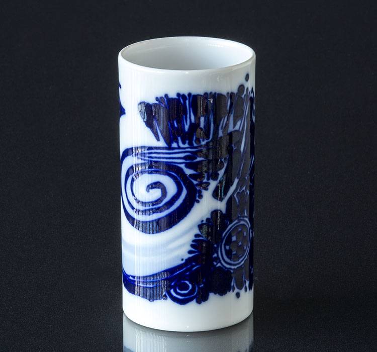 Rosenthal Studio Line Björn Wiinblad Vase mit Vogelmotiv