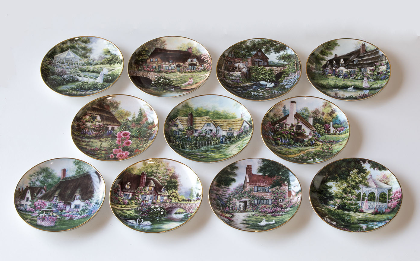 Heirloom Collection Zierteller Serie - 11 Stück - Franklin Porcelain