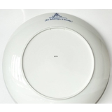 Teller mit Segelschiff, Royal Copenhagen UNICA signiert: Chr. Benjamin Olsen 26.01.1928