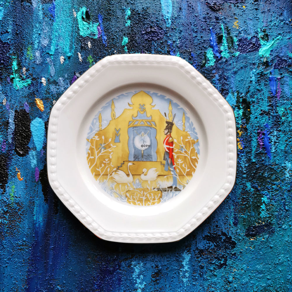 Christineholm Porzellan H.C. Andersen Märchen Teller, 6 Stück