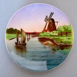 Teller mit einem holländischen Kanal 23cm, Villeroy & Boch Nr. 2496