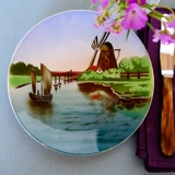 Teller mit einem holländischen Kanal 23cm, Villeroy & Boch Nr. 2496