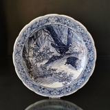 Teller mit Wildschweinjagd, Holländischer Delfts Teller