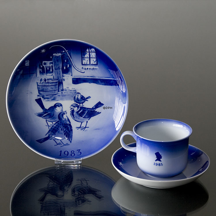 Die Geschichte des Jahres - 1983 Desiree Hans Christian Andersen Weihnachtsteller, Kuchenteller