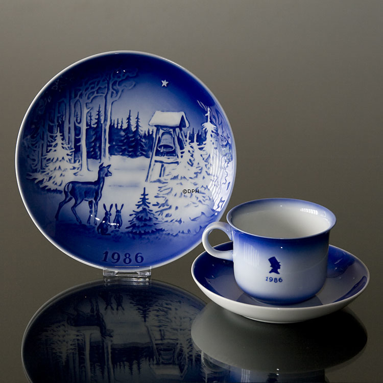 Die Glocke - 1986 Desiree Weihnachtsteller Hans Christian Andersen, Kuchenteller