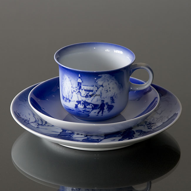 Die Glockentiefe - 1988 Desiree Hans Christian Andersen Weihnachtsteller, Kuchenteller