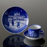 Das Königliche Schloss "Fredensborg" - 2001 Desiree Hans Christian Andersen Weihnachtsteller, Kuchenteller