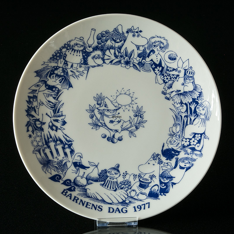 1977 Elgporslin Kindertagsteller Mumins