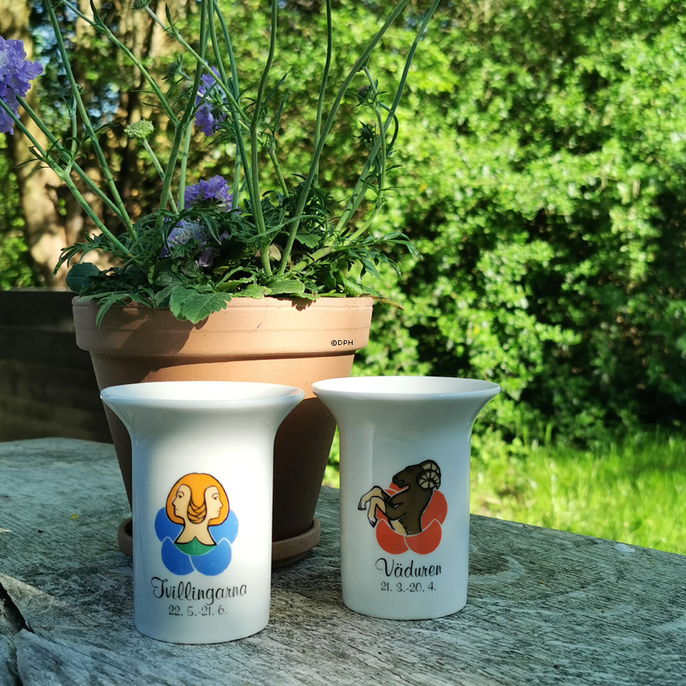 Elgporslin Sternzeichenvase Widder