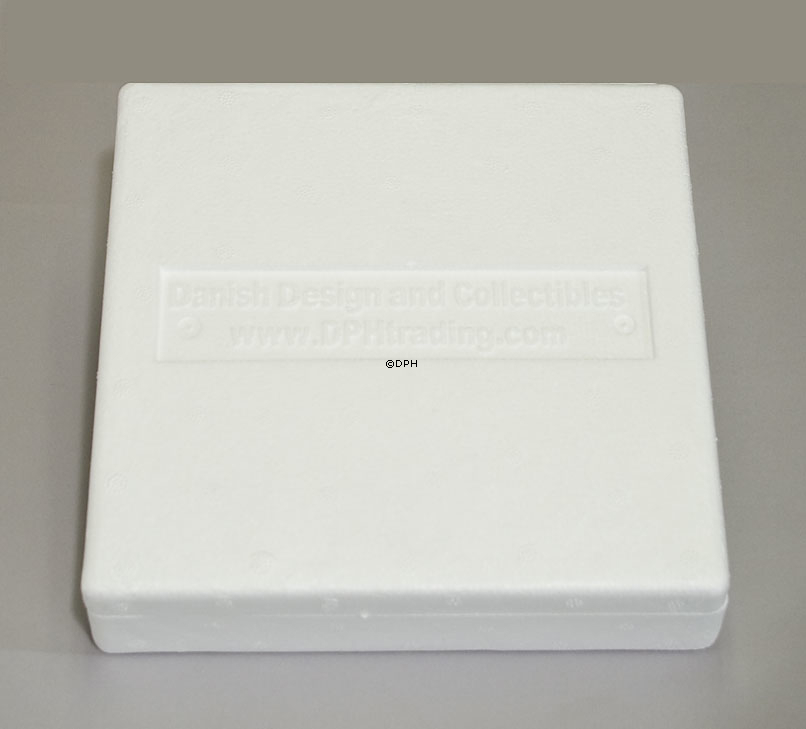 Tellerbox, weiß, für Weihnachtsteller mit einem Durchmesser zwischen 15-18 cm