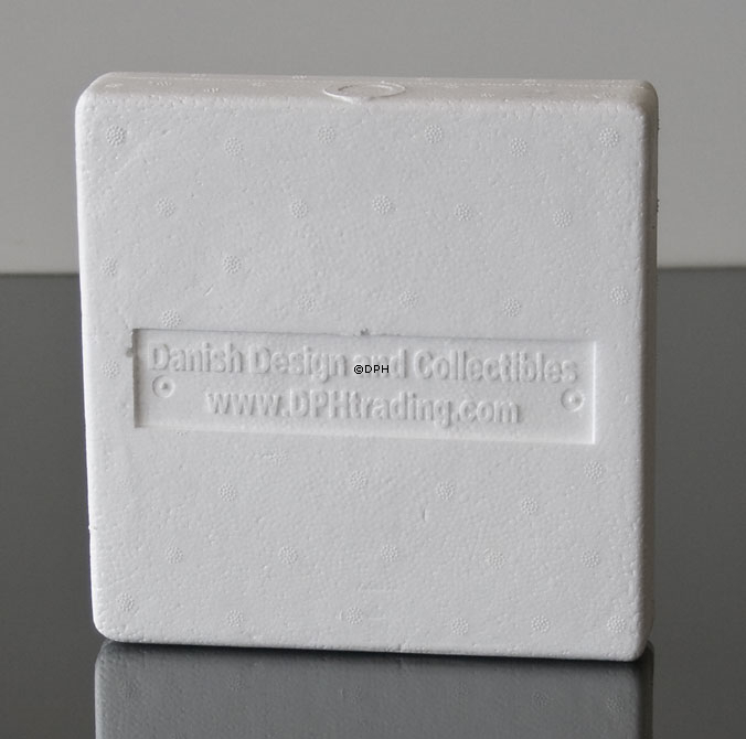 Tellerbox, weiß, für Weihnachtsteller mit einem Durchmesser zwischen 15-18 cm