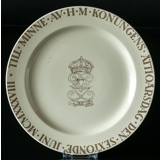 Gustavsberg Teller 1938 Nationale Spendensammlung