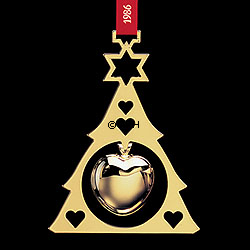 Weihnachtsherz - Georg Jensen Weihnachtsmobile 1986