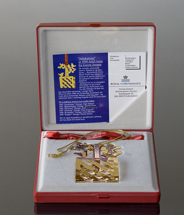 Weihnachtskorb - Georg Jensen Weihnachtsmobile 1990