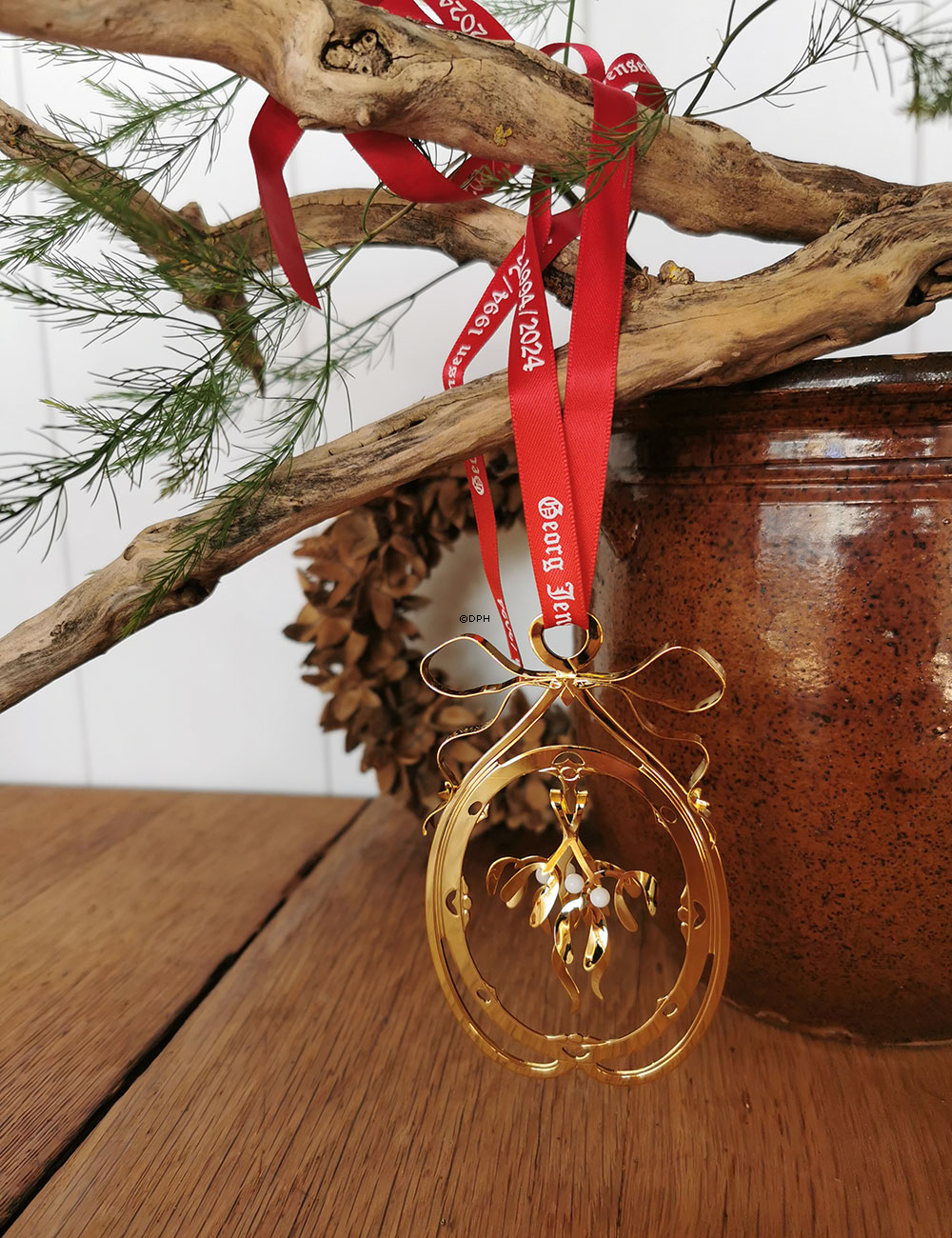 Georg Jensen Weihnachtsmobile Jubiläumsausgabe 1994/2024, Mistelzweig