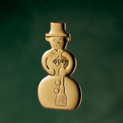 Hahn und Schneemann - Georg Jensen Kerzenhalterset 1999