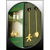 Wichtel und Apfel - Georg Jensen Kerzenhalterset 2001