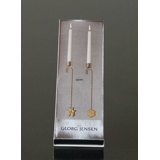 2009 Weihnachtsstern und Eiskristall - Georg Jensen Kerzenhalterset
