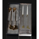 Nistkasten und Schlittschuh - Georg Jensen Kerzenhalterset 2011