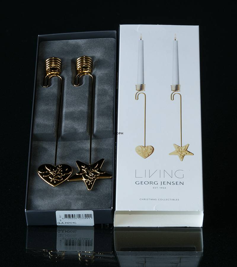 Herz und Stern - Georg Jensen Kerzenhalterset 2015
