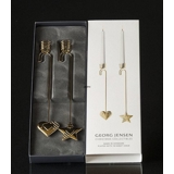 Herz und Stern - Georg Jensen Kerzenhalterset 2019