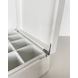 Weiße Aufbewahrungsbox mit 12 Fächern 31x23x10cm