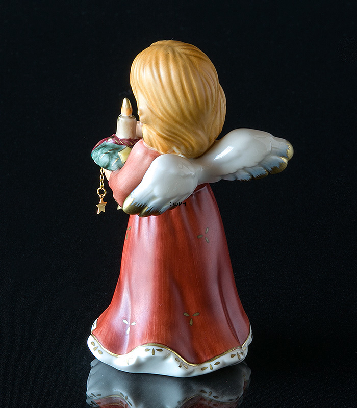 Goebel Hummel jährliche Engel Figur 2005 Engel mit Kerzenschmuck