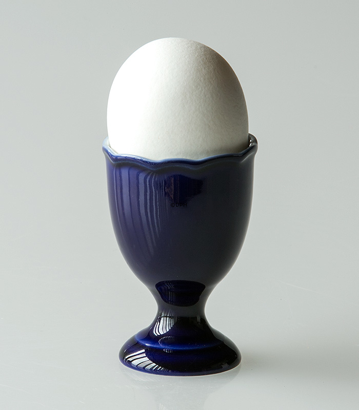 Hackefors Eierbecher, blau, Die Hirtin und der Schornsteinfeger