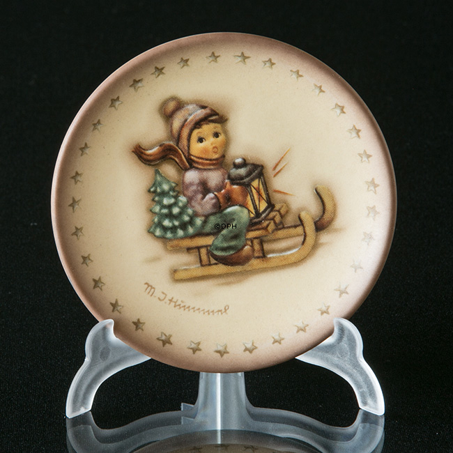 Hummel Jahresplakette 1975 Gansmädchen, Plakette