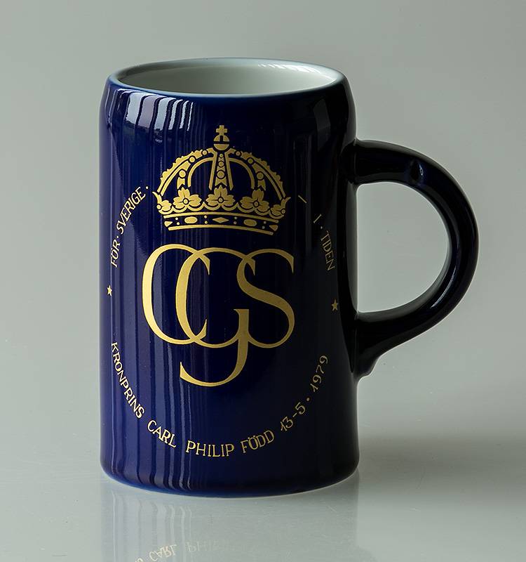 Hackefors Königsserie, Becher Nr. 9, Kronprinz Carl Philip