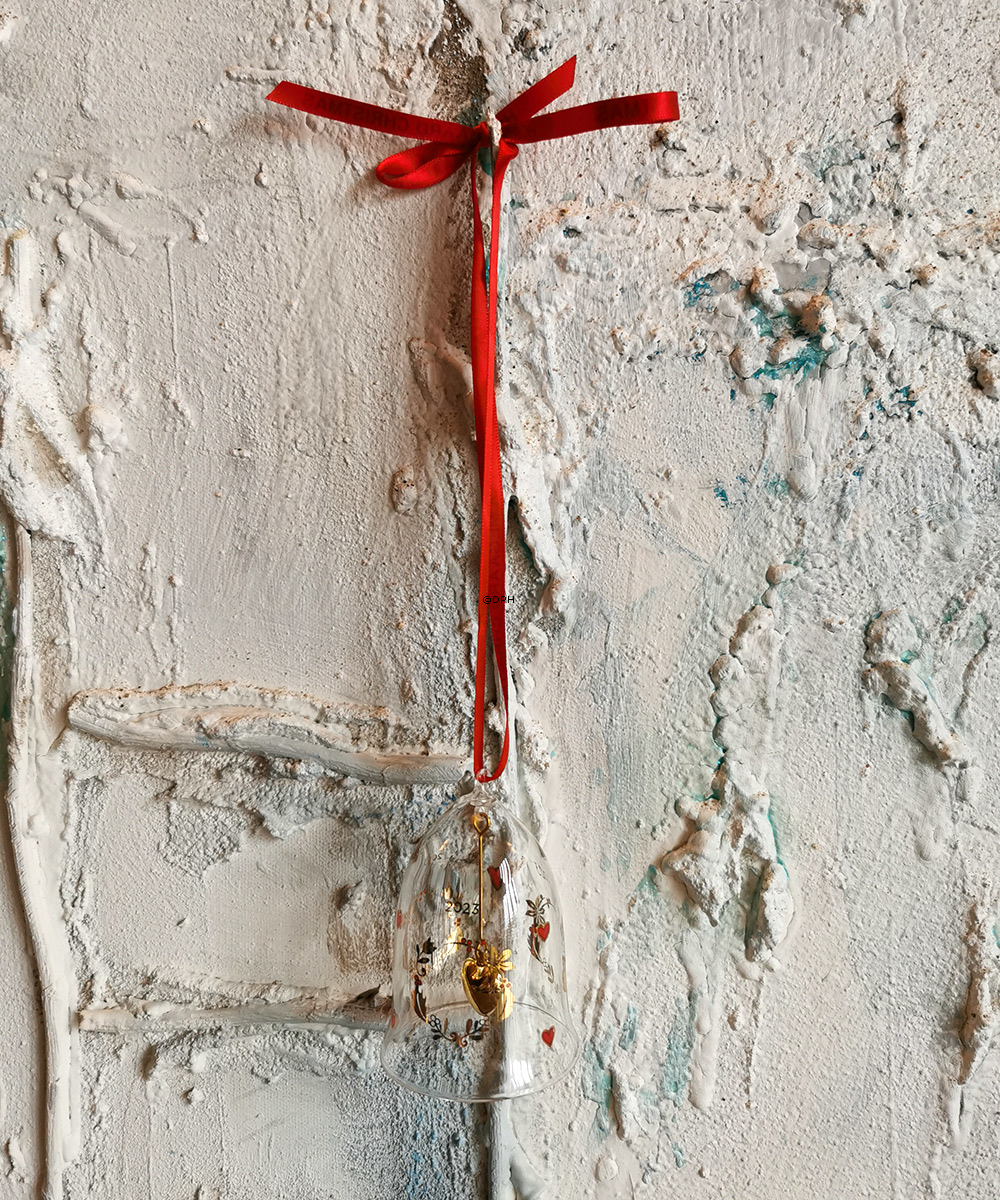 Jährliche Kristallglocke 2023 klein, Holmegaard Christmas