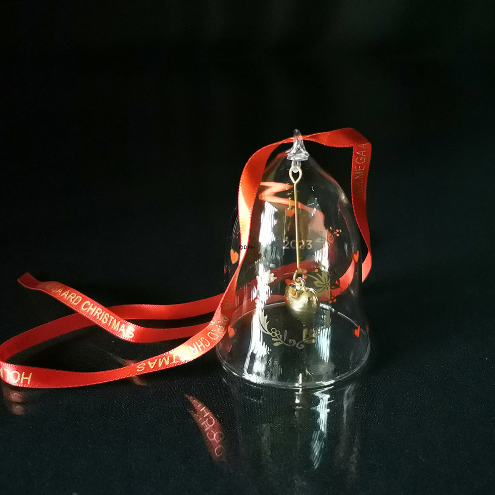 Jährliche Kristallglocke 2023 klein, Holmegaard Christmas