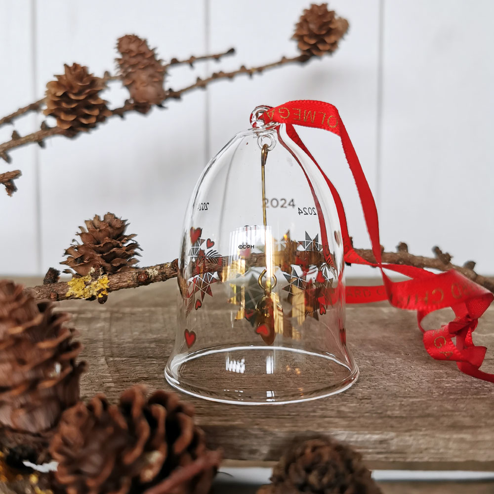 Jährliche Kristallglocke 2024 klein, Holmegaard Christmas