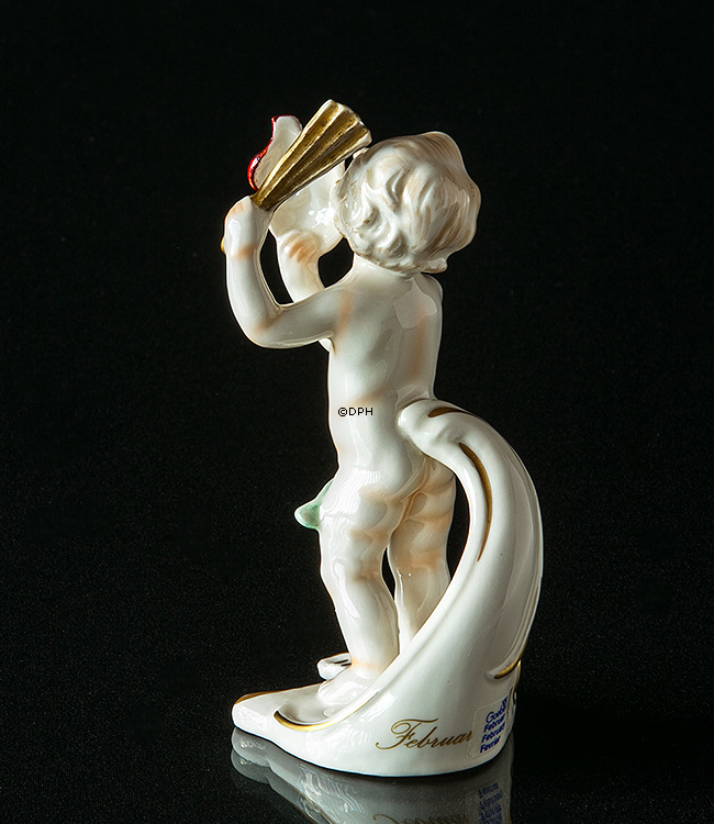 Goebel Hummel Monatsfigur Februar Junge mit Maske