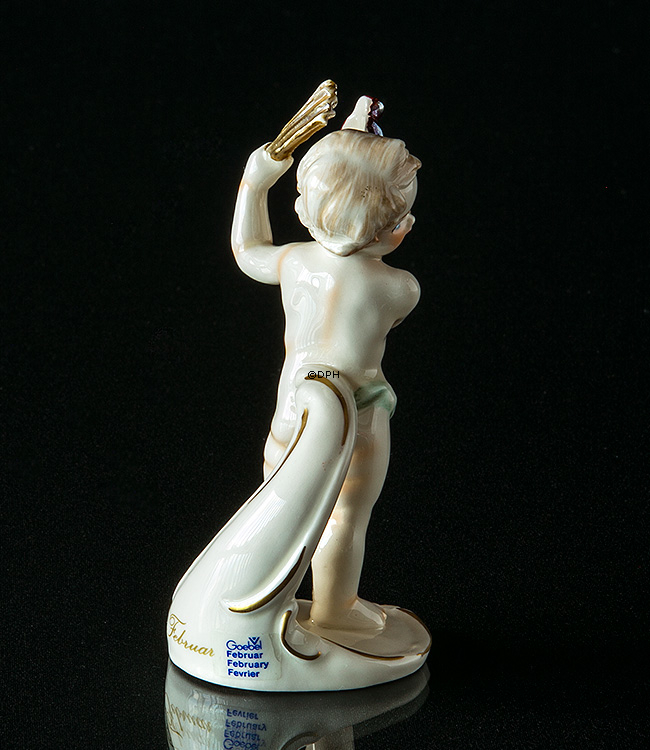 Goebel Hummel Monatsfigur Februar Junge mit Maske