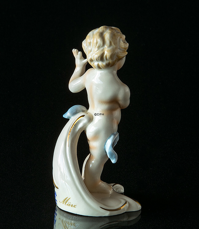 Goebel Hummel Monatsfigur März Mädchen mit Blumen