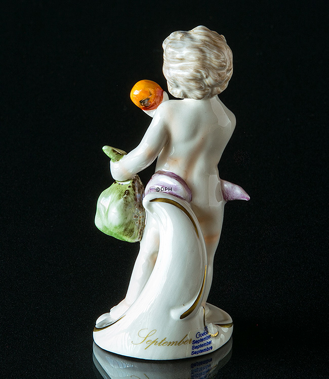 Goebel Hummel Monatsfigur September Junge mit Äpfeln