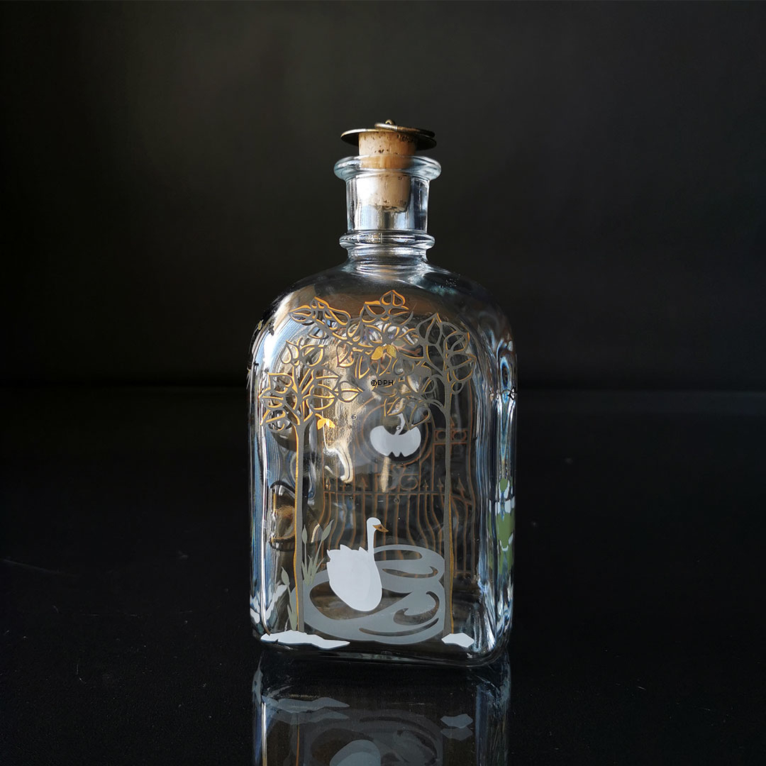 Holmegaard Weihnachtsflasche 2007, Kapazität 65 cl.