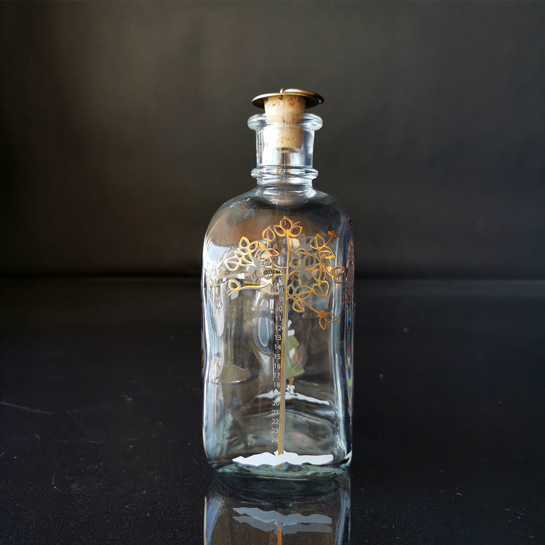 Holmegaard Weihnachtsflasche 2007, Kapazität 65 cl.