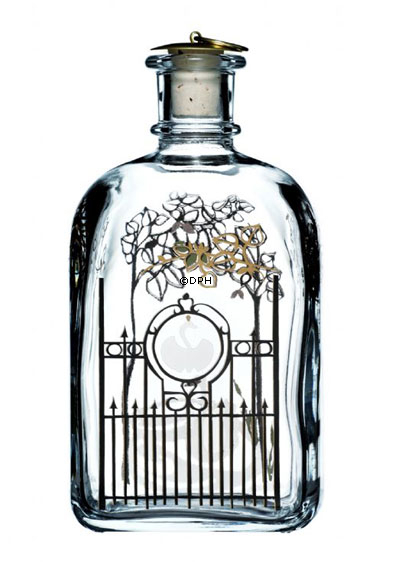 Holmegaard Weihnachtsflasche 2007, Kapazität 65 cl.